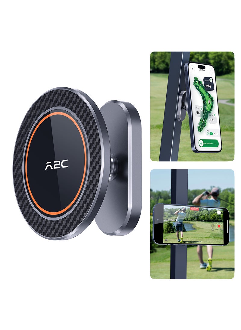 A2C Golf phone holder magnetic for MagSafe iPhone 16 Pro Max Plus 15 14 13 12 Mini Fits EZGO,Magsafe Golf Mount,Club GYM,Yamaha,Icon,Golf Cart Accessories Gadgets Essentials Gift for Friends Men Women - Image 2
